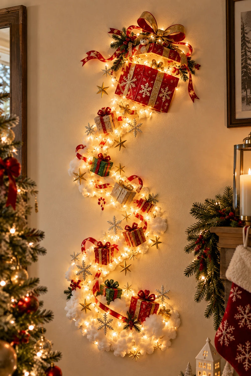 Christmas Wall Light Decor